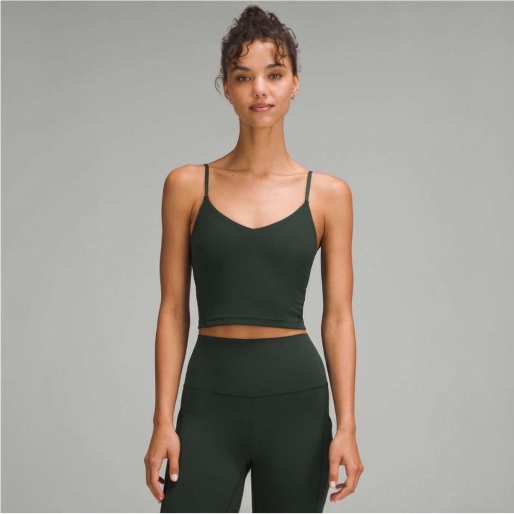 Lululemon Align™ Cropped Cami Tank NWT Size 0 in color Legacy Green